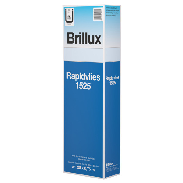 Brillux Rapidvlies 1525 glattes Anstrichvlies 0,75 x 25 m 18,75 m² Rolle-0-152500250000