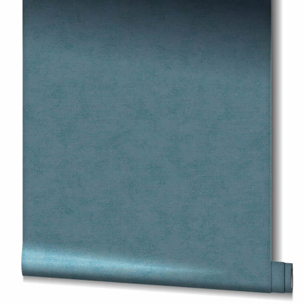 Uni Color Tapete flaschenblau Kids Walls Marburg 32413-6-32413.1M