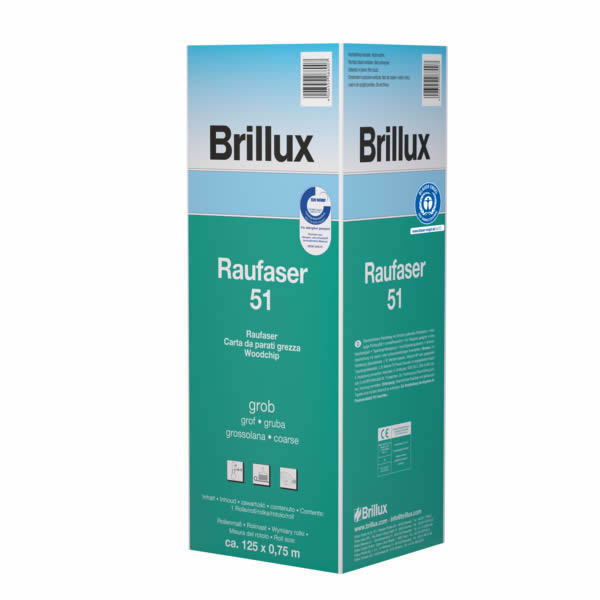 Brillux Raufaser 51 Grob 33,5 x 0,53 m (17,76 qm)
