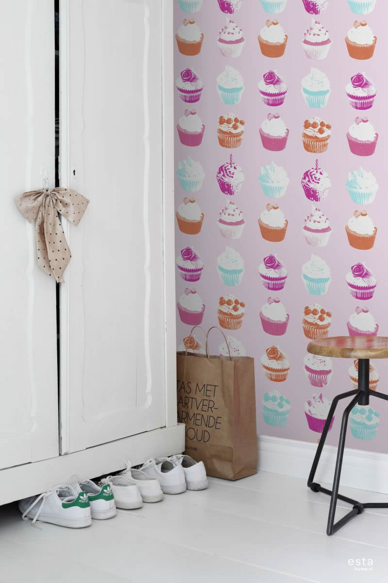 Muffins pink mural Xl-23-158715_2