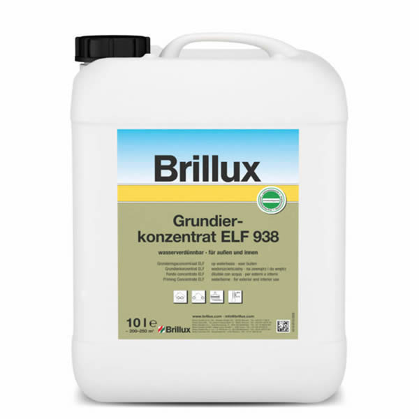 Brillux Grundierkonzentrat ELF 938 farblos 10 Ltr.