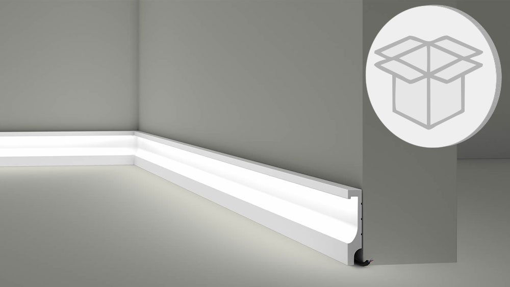 30s stucco moulding box Lightning moulding minimalist NMC IL14