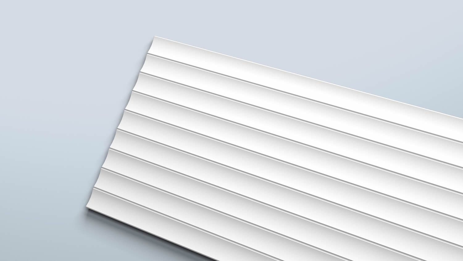 3D-Wandpaneel gewölbt extra dünn NMC MEZZALUNA S