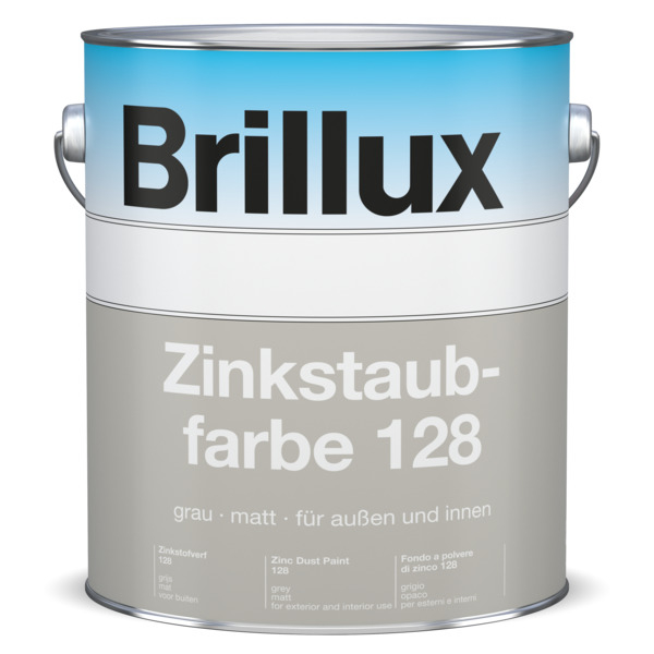 Brillux Zinkstaubfarbe 128 grau, 2,5 l Dose