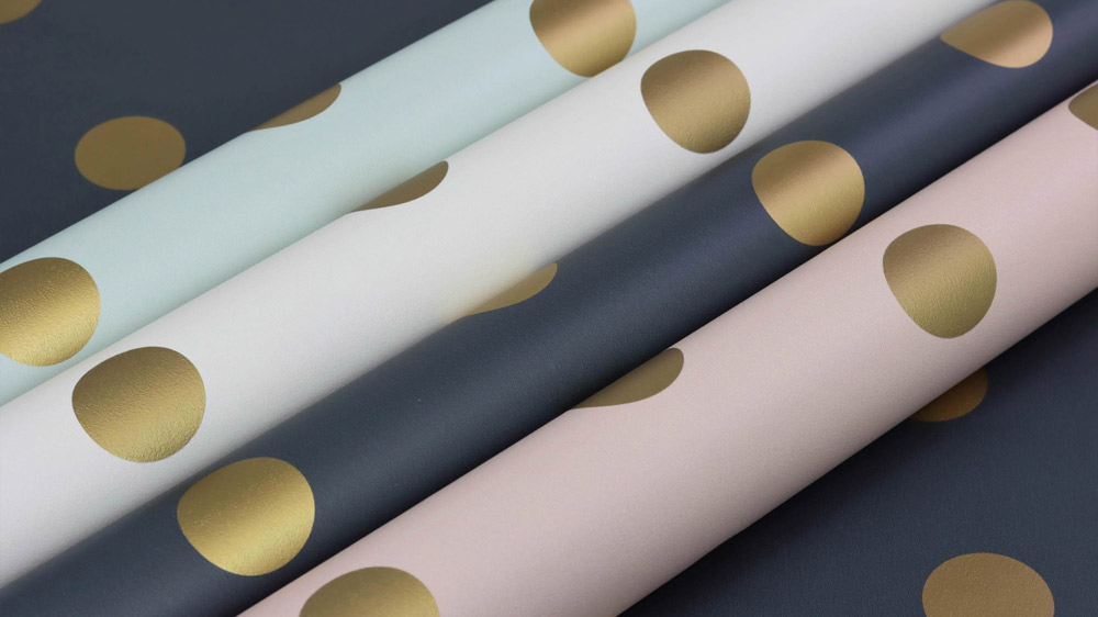 Graphic circles cream and gold non-woven wallpaper Woodland Rasch Textil 139243-23-139243.1M