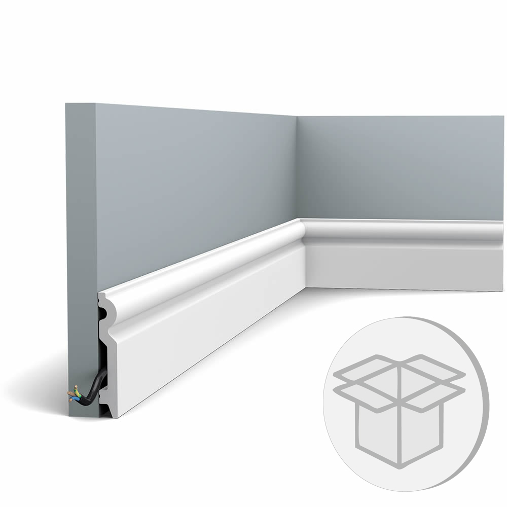 14er Stuckleisten Box SX137F Flexible Fußleiste Orac Decor Stuckleiste-SX137F-VE
