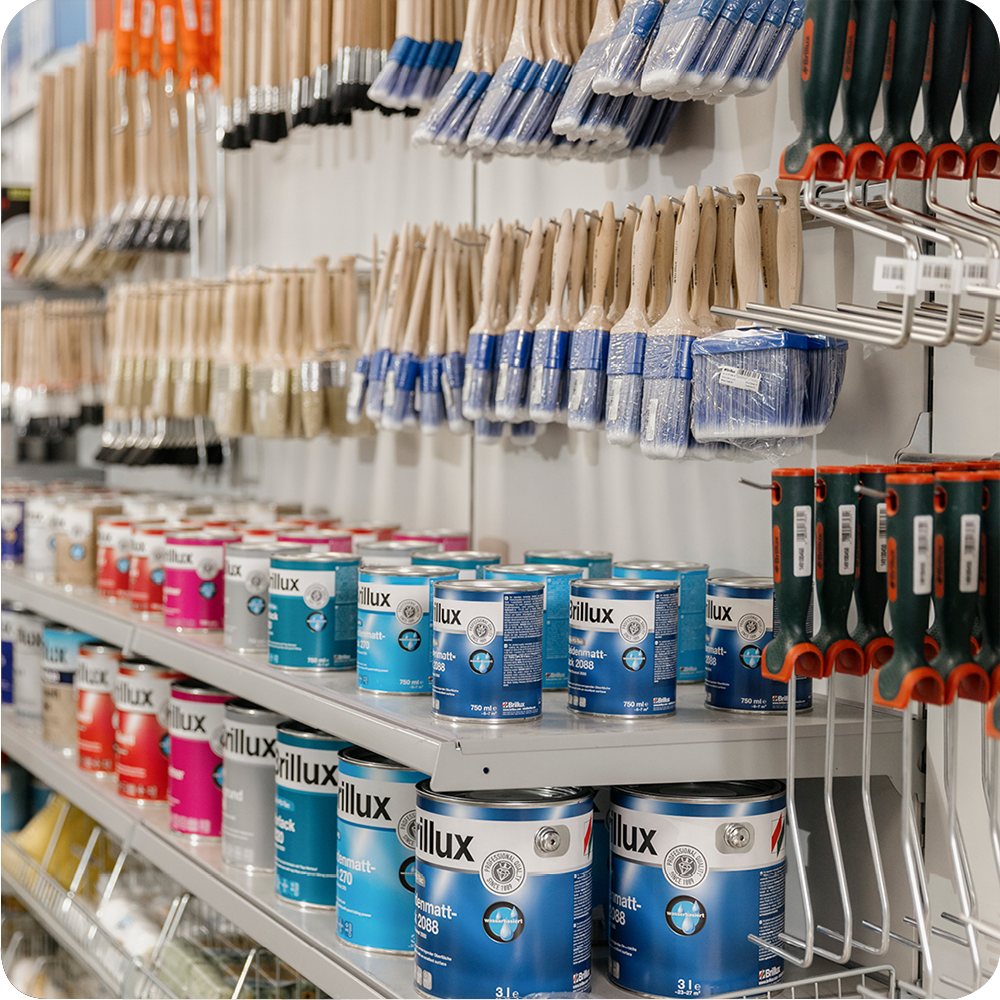 Zu den FAQ bei farbe-und.technik.de - Orientierung zu Werkzeug, Farben und Zubehoer