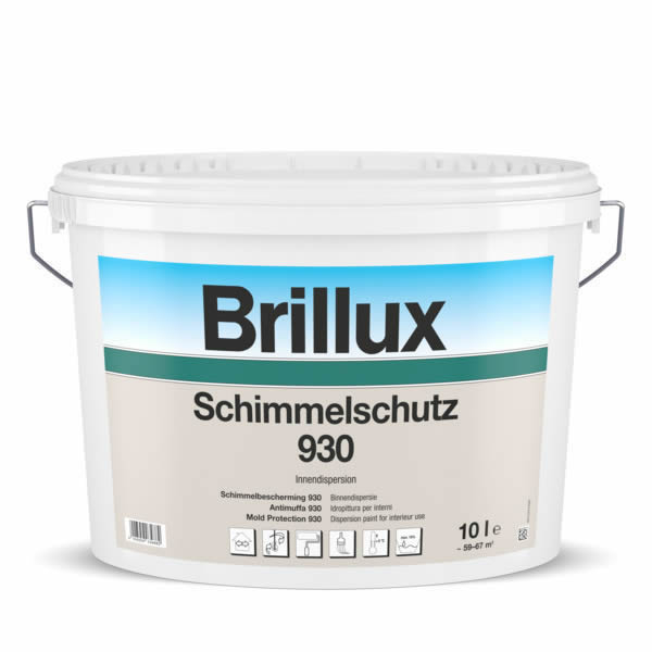 Brillux Schimmelschutz 930 stumpfmatt weiß | 10 Ltr.