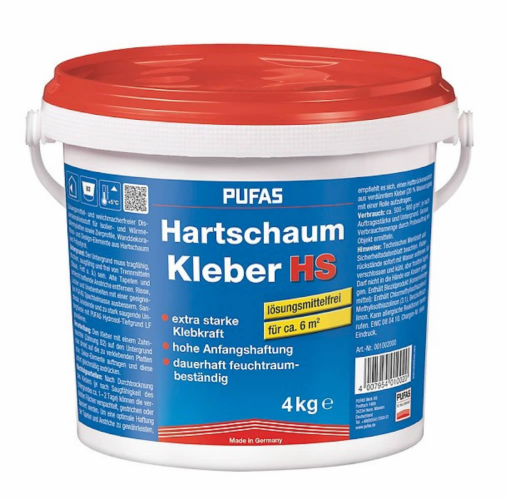 Pufas Hartschaum-Kleber HS 4 kg