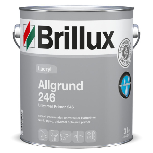 Brillux Lacryl Allgrund 246 matt 0095 weiß 3 ltr _L-0-024600030095M