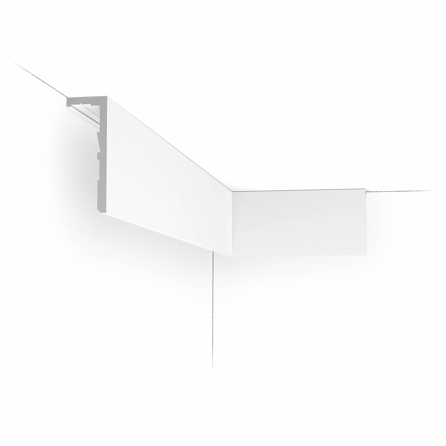 Gardinenleiste geradlinig CX216-2600 ORAC Deckenleiste Stuckleiste