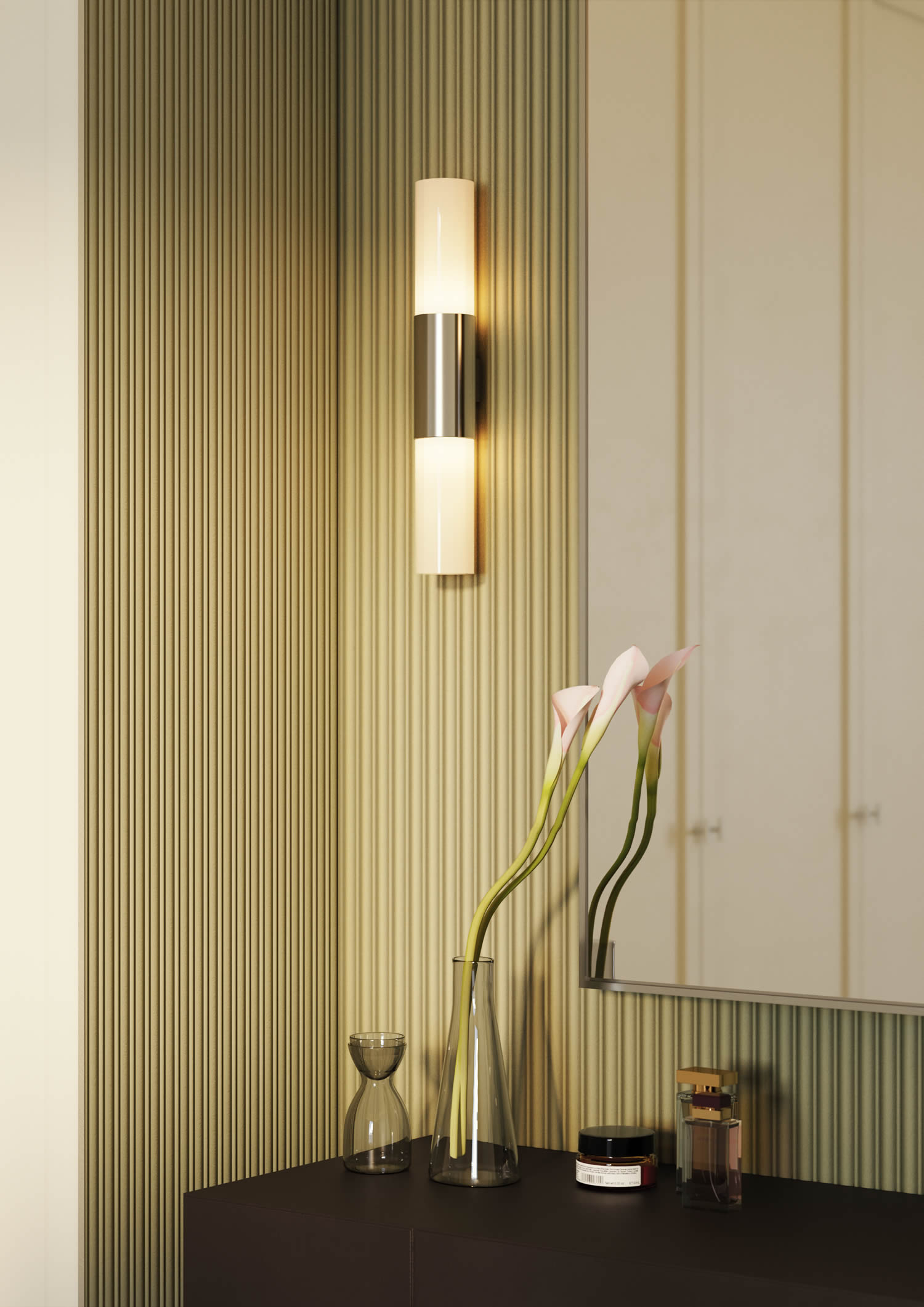 Wall panel with curved NMC CANOPEE MIX Noel Marquet