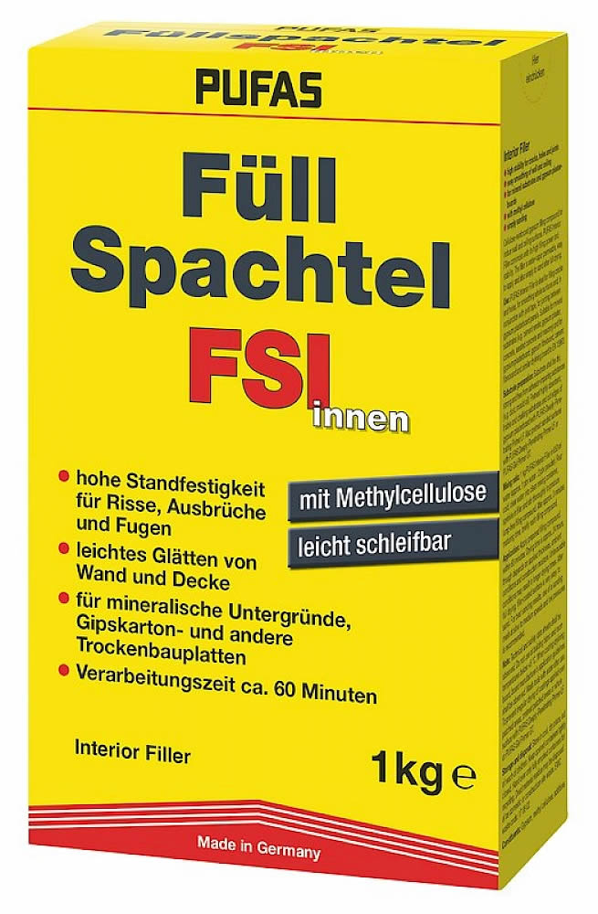 Pufas Füllspachtel FSI innen 1 kg