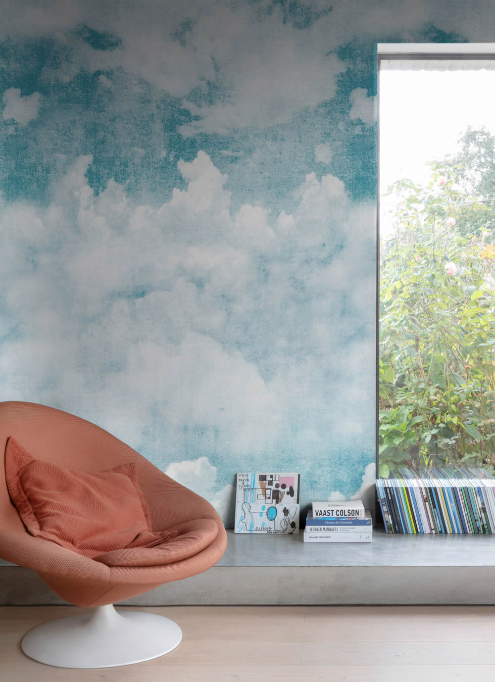 Wandbild 1,59 x 2,80 m Wolkenmeer Himmel Wolken blau weiß A42501