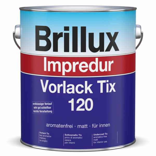Brillux Impredur Vorlack Tix 120 matt weiß | 0,375 Ltr.