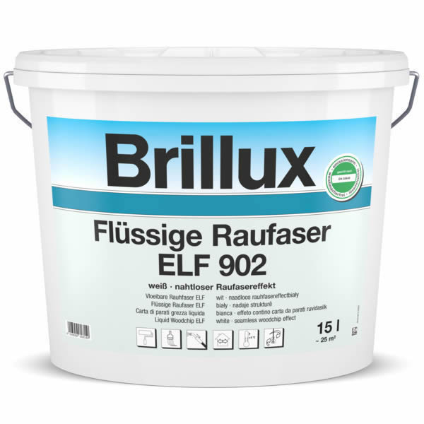 Brillux Flüssige Raufaser ELF 902 stumpfmatt weiß 15 Ltr.