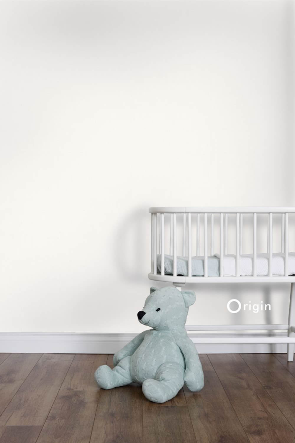 Uni Vlies-Tapete Struktur Creme