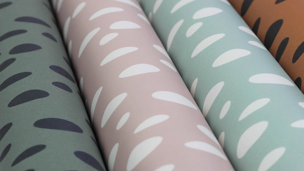 large and small dots confetti wallpaper pink Woodland Rasch Textil 139255-23-139255.1M