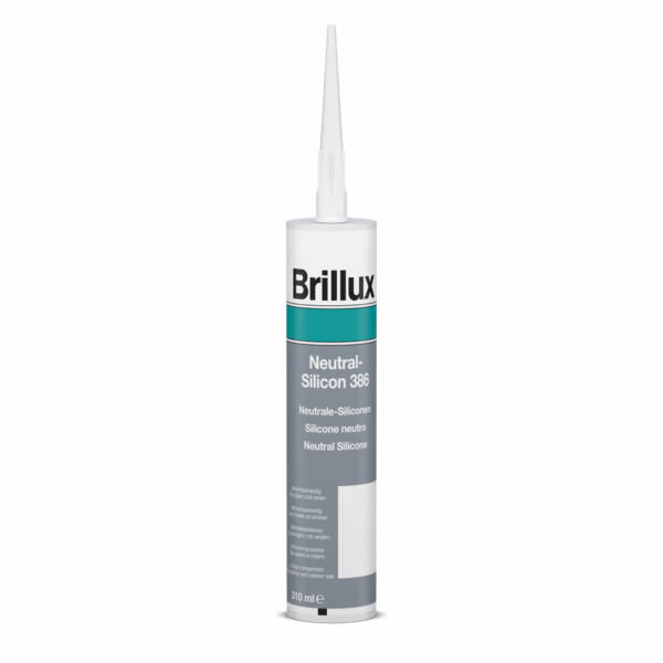 Brillux Neutral-Silicon 386 Kartusche 310 ml weiß-0-038603100095M
