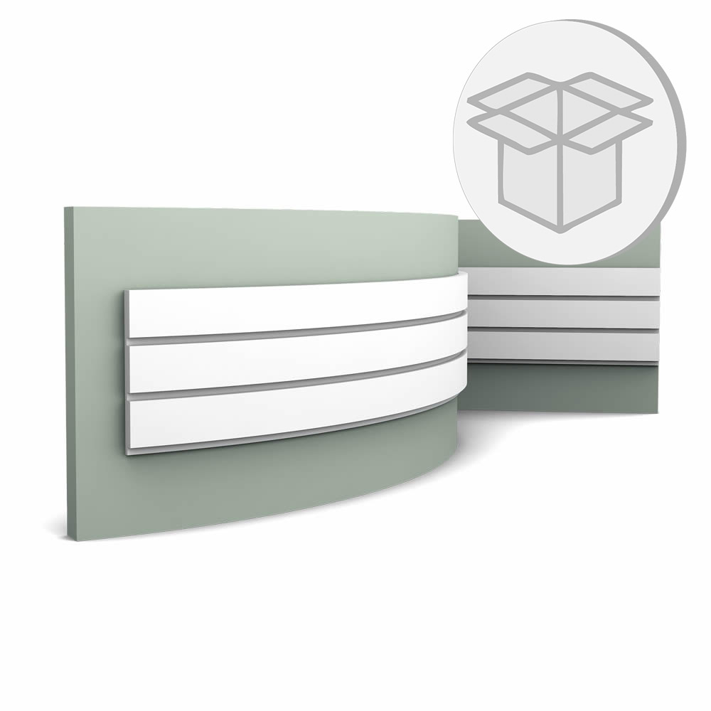 6er Flexibles 3D-Paneel W116F Box Orac Decor Bar XL Zierelement