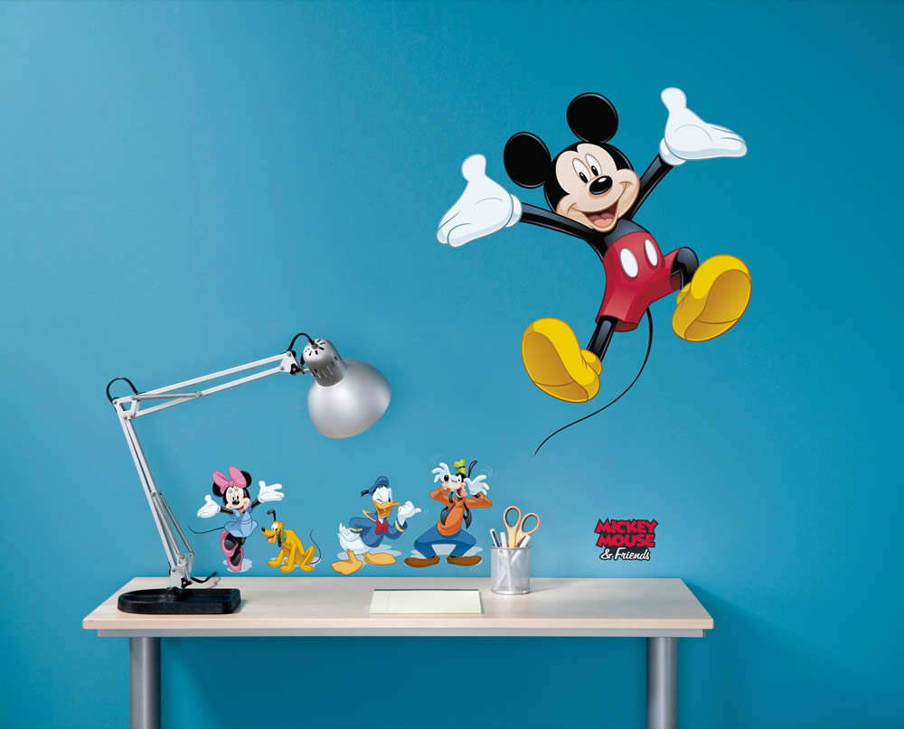 Wandsticker selbstklebend Mickey Maus und Freunde
