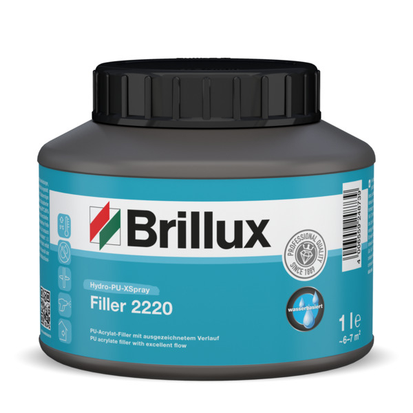 Brillux Hydro-PU-XSpray Filler 2220 matt 1 LTR