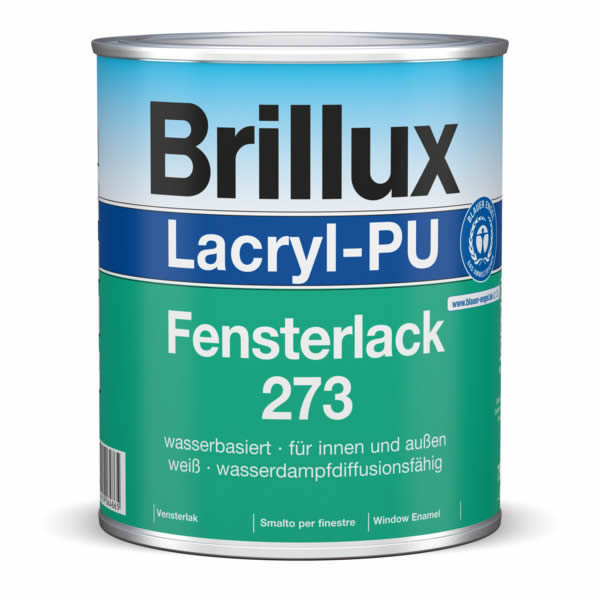 Brillux Lacryl-PU Fensterlack 273 seidenglänzend weiß