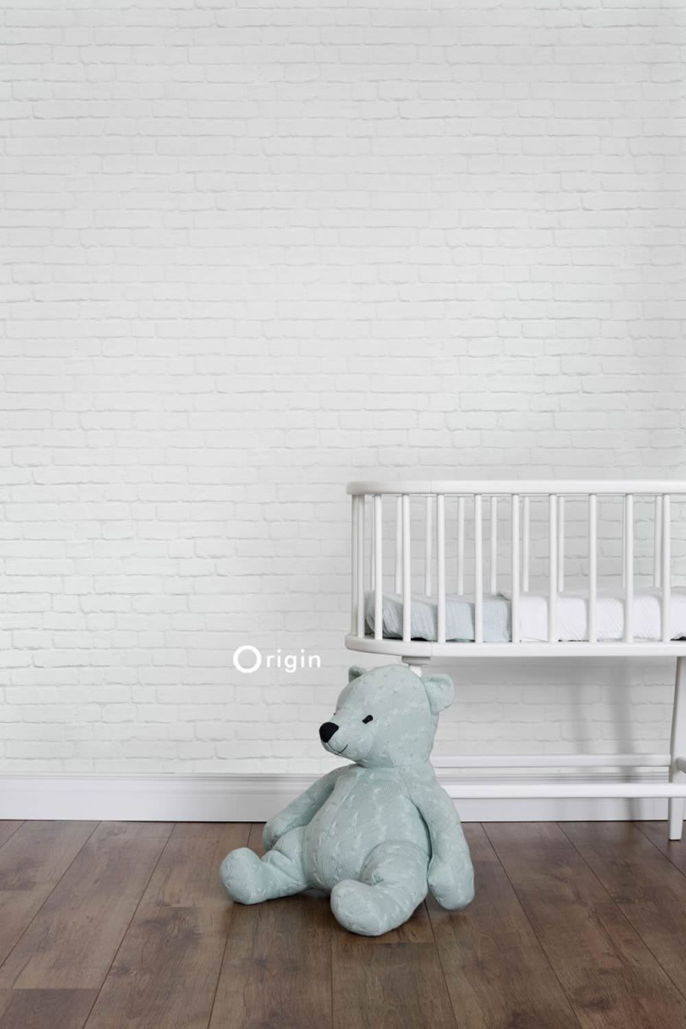 Hell-Mint Maueroptik Vlies Tapete