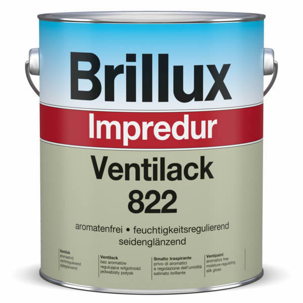 Brillux Impredur Ventilack 822 seidenglänzend weiß | 0,75 Ltr. _L