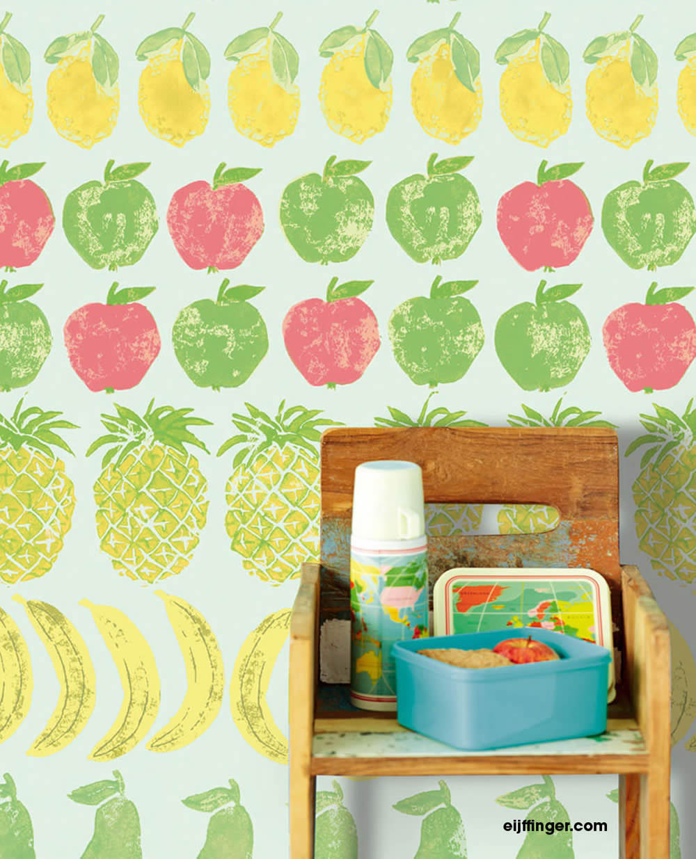 Fruits Green mural non-woven-55-364192