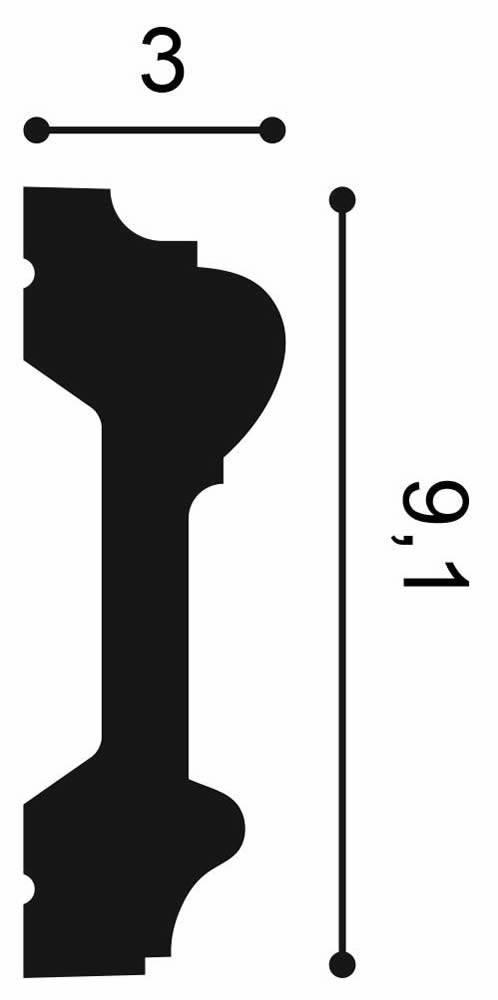 Flexible Wandleiste P9010F Orac Decor Stuckleiste-P9010F Flexible Wandleiste P9010F Orac Decor Stuckleiste-P9010F