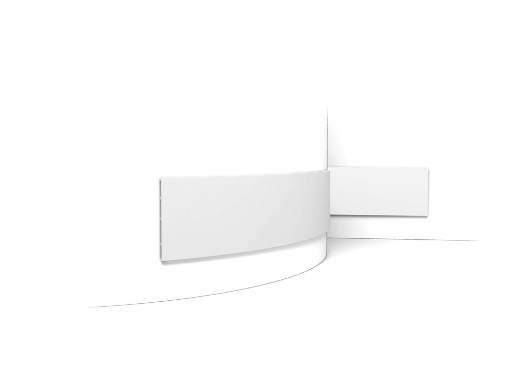 Fußleiste flexibel hohe schlichte Sockelleiste SX207F Orac Decor Stuckleiste-SX207F