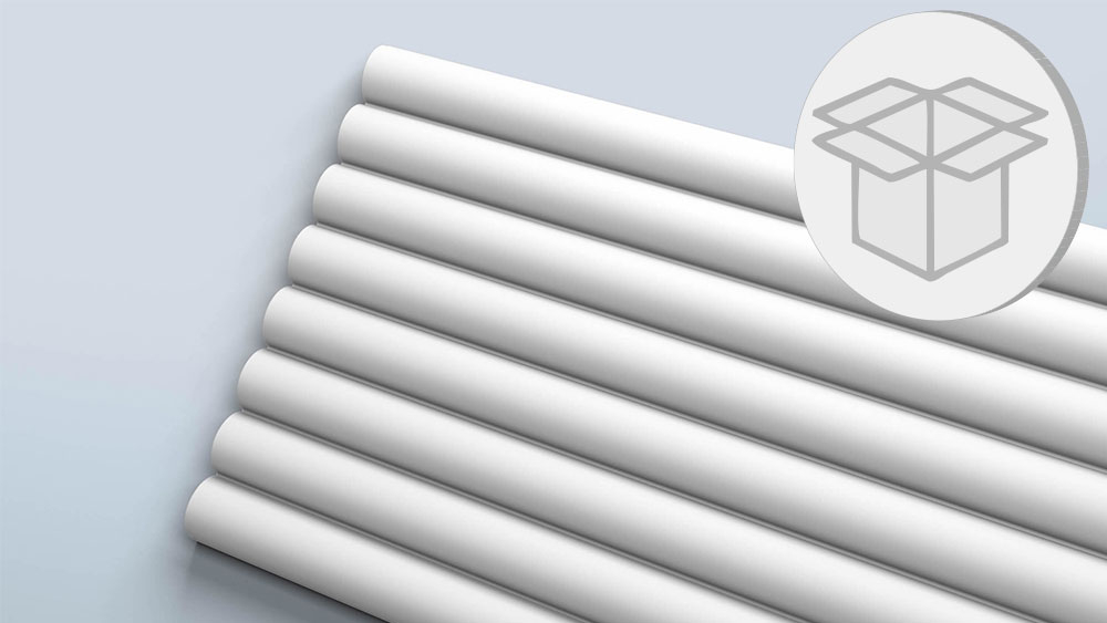 3s 3D-Panel Box NMC CANELE XL Noel Marquet Wall tiles