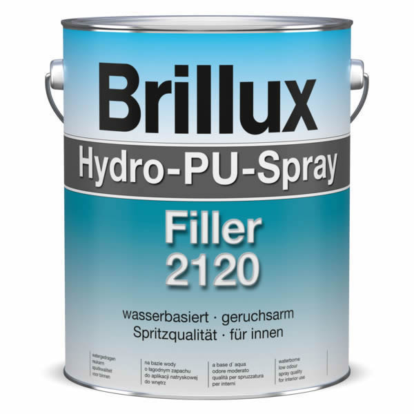 Brillux Hydro-PU-Spray Filler 2120 matt 5 LTR 0095 weiß