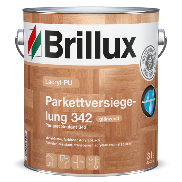 Brillux Parkettversiegelung 342 farblos glänzend _L