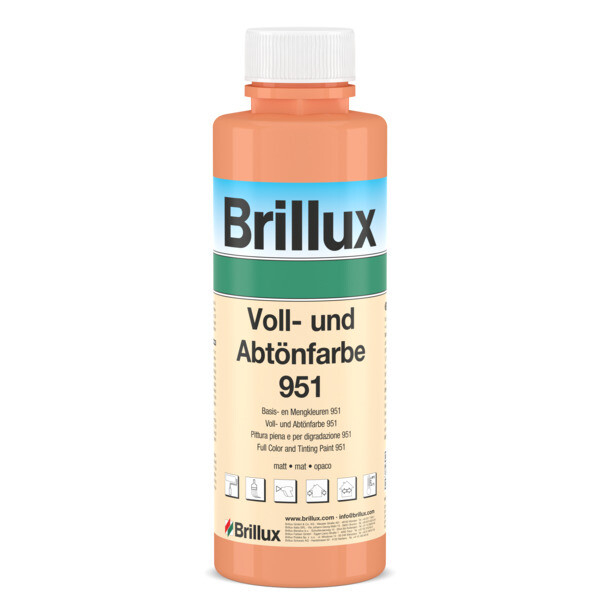 Brillux Voll- und Abtönfarbe 951 matt curry-0-095105001101M
