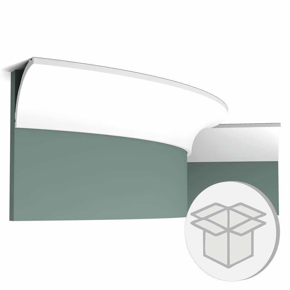 18er Stuckleisten Box C240F Flexible Deckenleiste Orac Decor Stuckleiste-C240F-VE