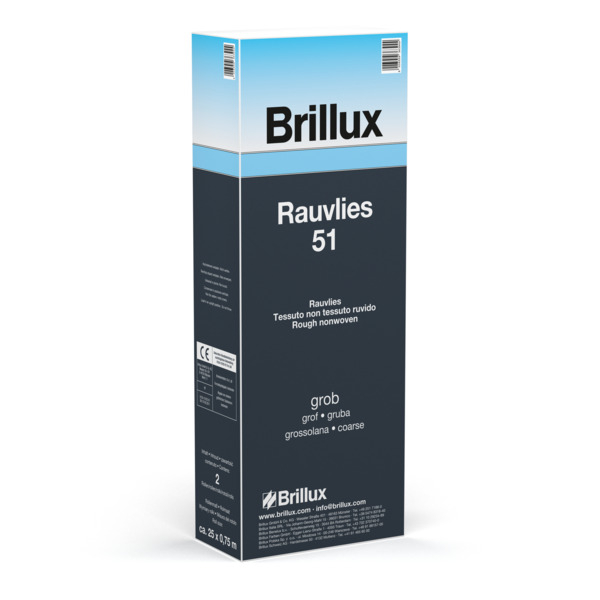 Brillux Rauvlies 51 grob 125 x 0,75 m (93,75 qm) Rolle _L1