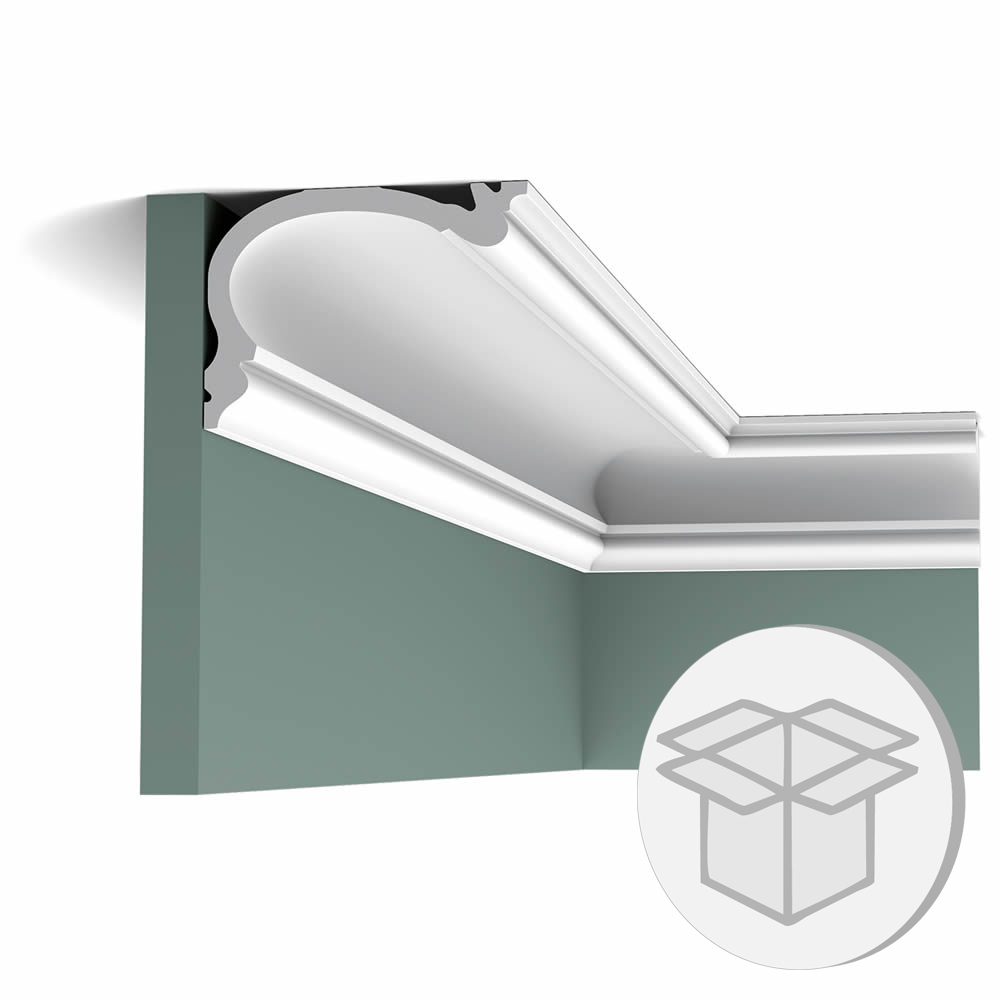 8er Stuckleisten Box C341F Flexible Deckenleiste Orac Decor Gardinenleiste-C341F-VE 8er Stuckleisten Box C341F Flexible Deckenleiste Orac Decor Gardinenleiste-C341F-VE