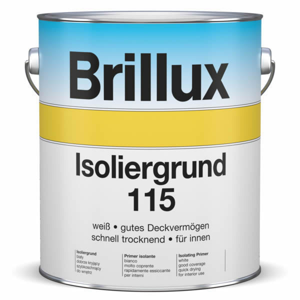 Brillux Isoliergrund 115 matt weiß 3 Ltr.