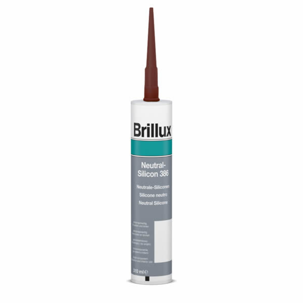 Brillux Neutral-Silicon 386 Kartusche 310 ml weiß-0-038603100095M