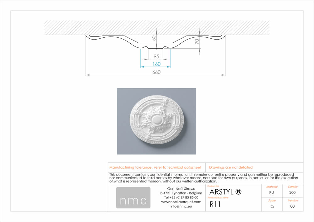 Rosette NMC R11 Noel Marquet Zierelement-x13-R11