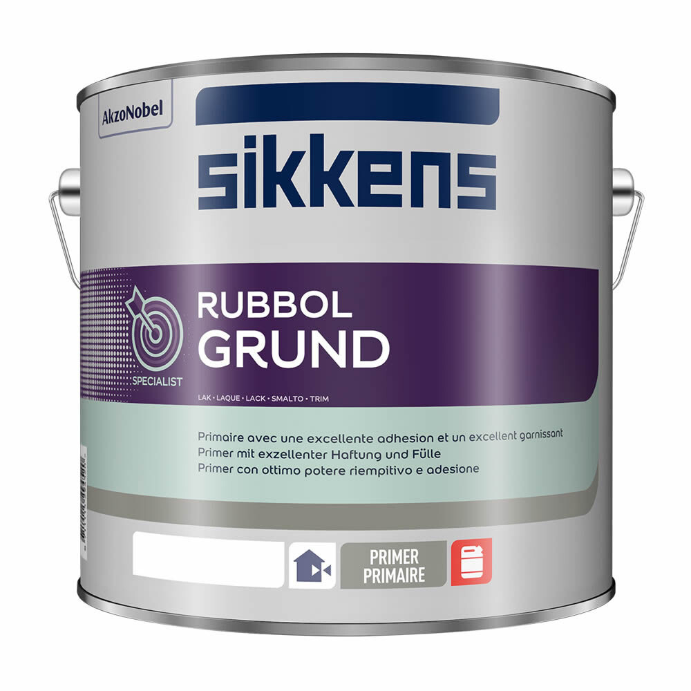 Sikkens Rubbol Grund plus Seidenmatte Grund-/Zwischenbeschichtung 1 Ltr. | weiß-3-42930M