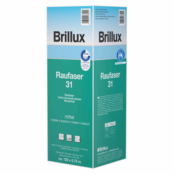 Brillux Raufaser 31 Mittel 33,5 x 0,53 m (17,76 qm)