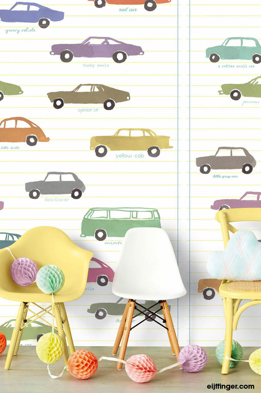 Mural Cars Colorful non-woven-55-364157