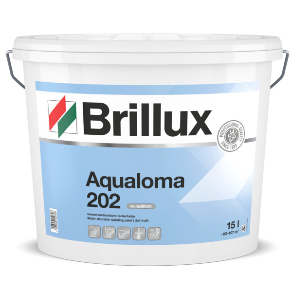 Brillux Aqualoma ELF 202 Isolierfarbe stumpfmatt weiß 15 Ltr.