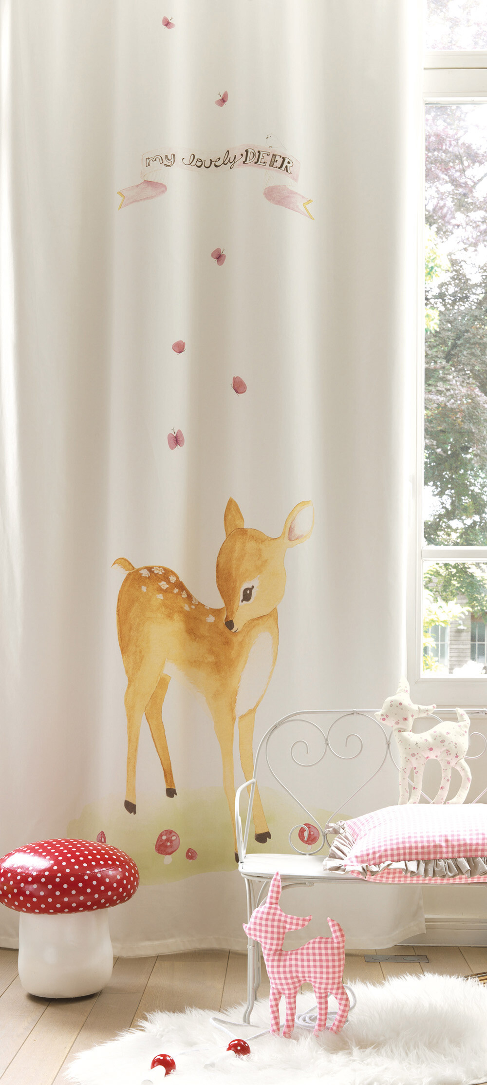 Deer fabric panel girl-36-AEP28271612