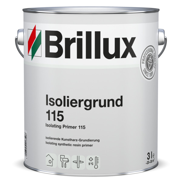 Brillux Isoliergrund 115 matt weiß 3 Ltr.
