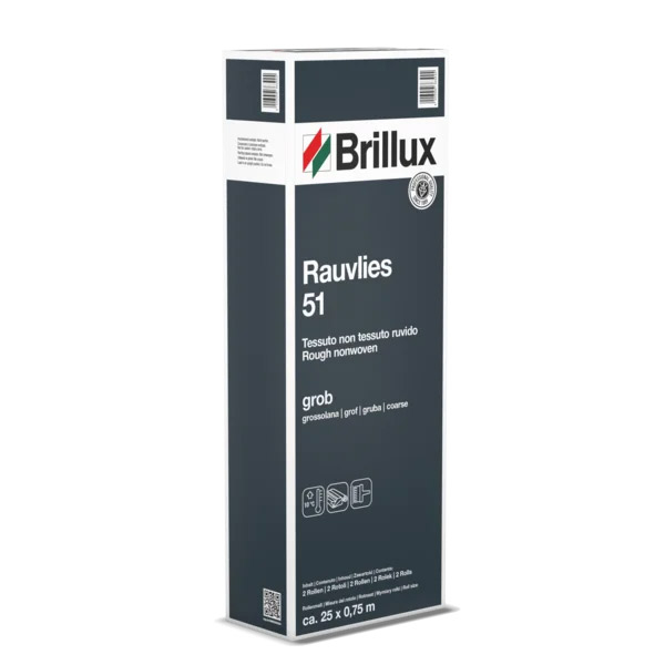 Brillux Rauvlies 51 grob 125 x 0,75 m (93,75 qm) Rolle _L1