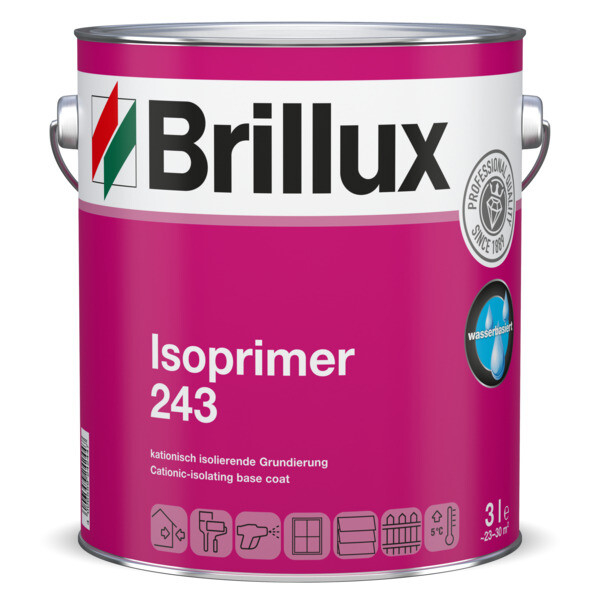 Brillux Isoprimer 243 weiß matt | 3 ltr. _L-0-024300030095M